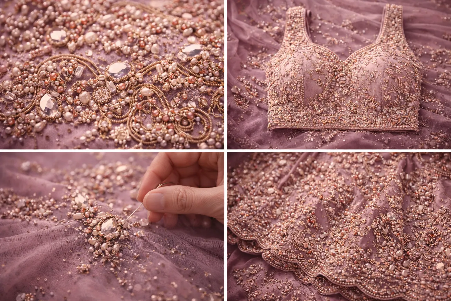 Maggam Work Simple Design