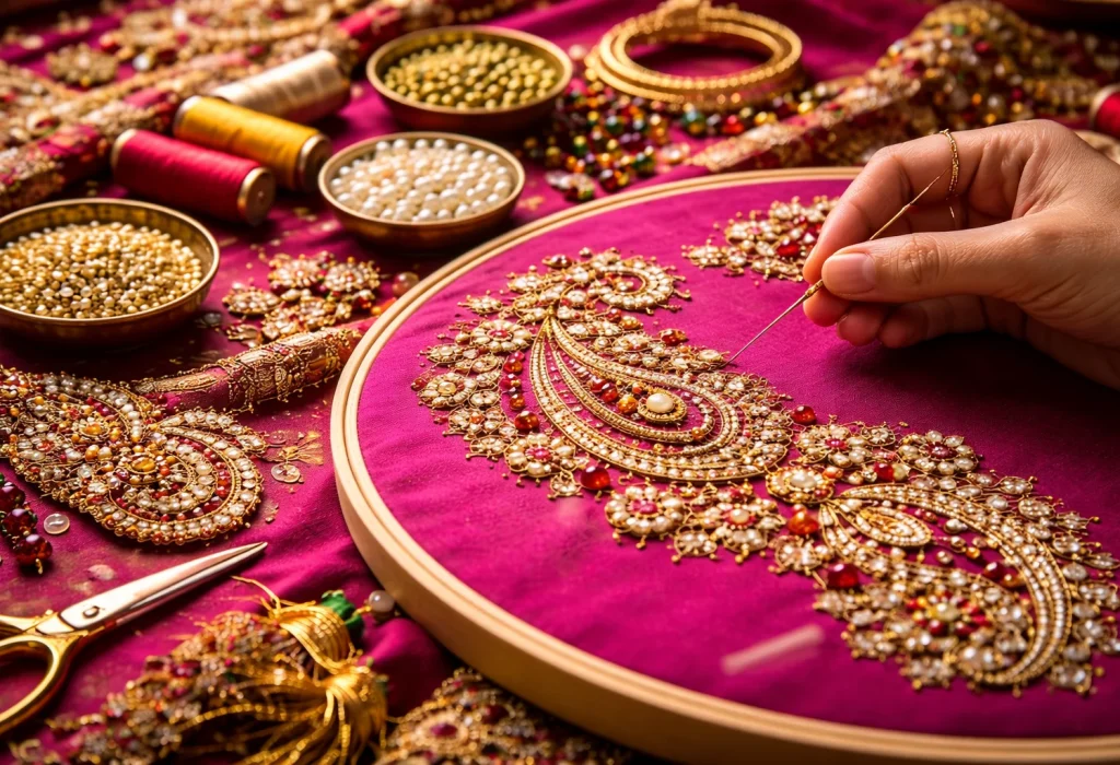 Maggam Work in mangalagiri